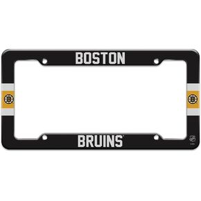 GRAPHICS & MORE Boston Bruins Logo Stripe License Plate Tag Frame