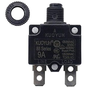 KUOYUH Circuit Breaker 88 series 125/250VAC 50/60Hz (1pc) (9A)