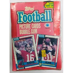 1990 Topps Football Wax Box