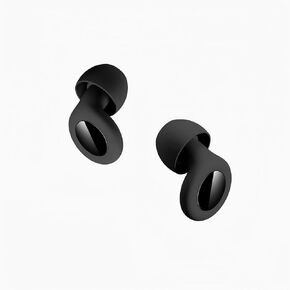 Earplugs for Sleeping 30dB Noise Reduction for Concerts, Focus, Travel, Work, Silicon Hearing Protection Earplugs, with 8 Ear Tips Reusable Noise Cancelling Earplugs, Carry Case, Black