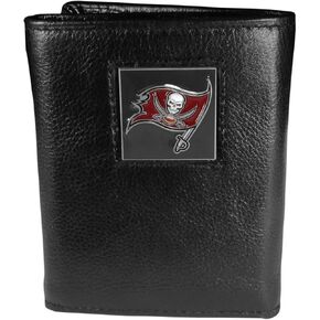 NFL Tampa Bay Buccaneers Leather Tri-Fold Wallet