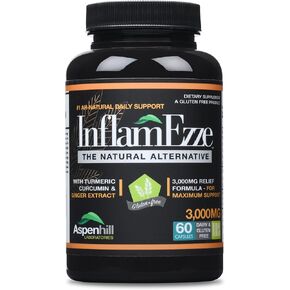 AspenHill - InflamEzze Complex 3000mg Strength - 60 Capsules