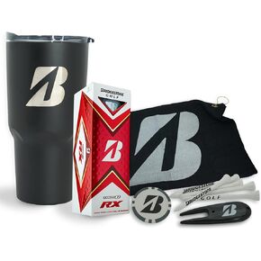 مجموعة هدايا Bridgestone Golf Tour B RX ومنشفة الجولف in Kuwait