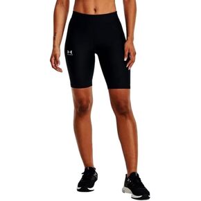 Under Armour - Womens Hg Long Shorts, Color Black/White (001), Size: Large