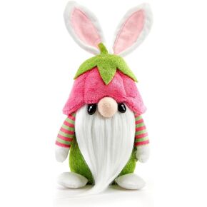 Hug Feel The Love - زهرة الأرنب جنوم - أزاليا، ديكور جنوم قطيفة، زخرفة جنوم سويدية تومتي، تمثال هدية جنوم جيب بال، دمية قطيفة مقاس 9 بوصة in Kuwait