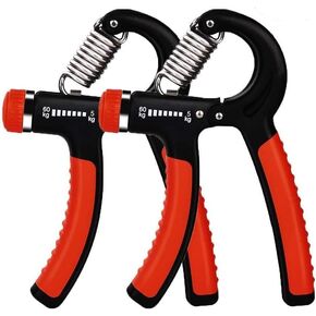 Hand Grip Strengthener Adjustable Resistance 11-132Lbs (5-60kg), Hand Grip Strengthener Set(2 Pack), Increasing Hand Wrist Forearm Trainer Exerciser