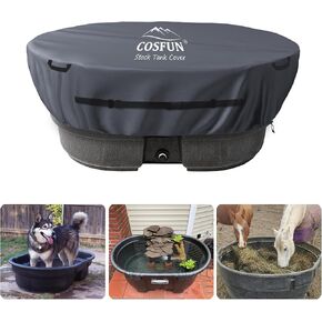 Sobana 100 Gallon Ice Water Therapy Ice Bath Cover Cold Water Cover,Oval Stock Tank Cover with Superior Cold Snap Foil Insulated Layer,Keep Your Tank Cooler, Black in Kuwait
