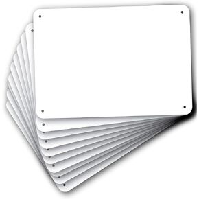 Sign Blanks White 7x10 PVC 2mm (10)