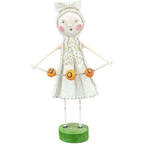 ESC Lori Mitchell Halloween 16717 Ghoulie Girl Ghost Boo Figurine, 7.25 Inches Tall, Multicolor