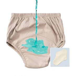 Washable Incontinence Underwear with Movable Diaper,Three-Layer Leak-Proof Design,Cotton Material,Comfortable &Breathable Layer,Protection for Special Needs Bariatric Patients Or Bedwetting