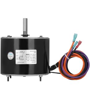 68J97 Condenser Fan Motor for Lennox, 68J9701 for Interlink, 31L19 31L1901， 1/6 HP, 208-230 VAC, 1 PH, 60HZ, 1075 RPM