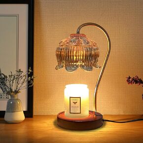 Candle Warmer Lamp with 2 Bulbs Candle Warmer lamp with Timer dimmer Lamp Candle Warmer for Jar Candles Mothers Day Gifts for Mom Bedroom Home Decor