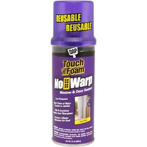 12 عبوة تحتوي على 12 أونصة Dap 44000 Touch 'N Foam No Warp Window and Door Sealant in Kuwait