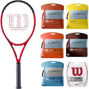 مضرب تنس ويلسون كلاش 100 v2 مربوط بخيط من اختيارك in Kuwait