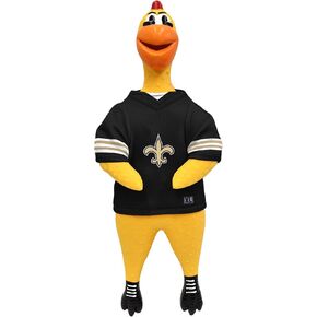Littlearth NFL Team Rubber Chicken Toy New Orleans Saints