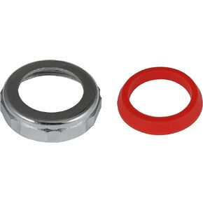 Keeney 916DK 1-1/4 بوصة × 1-1/2 بوصة صامولة وغسالة مفصلية منزلقة، كروم