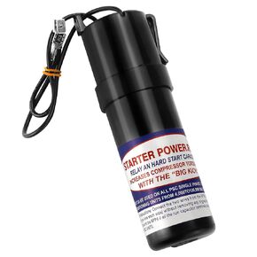 SPP6 Hard Start Capacitor for AC-Increase 500% Torque for Air Conditioning Compressors from 4000 to 120000 BTU Window Units（1/2 Thru 10 H.P.）Replaces TJ90HS6 35702 DST-6 ERPP6 HS6 HS650-2pack
