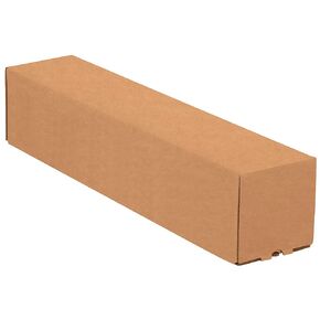 Partners Brand PM3337K Square Mailing Tubes, 3" Width, 3" Height, 37" Length, Kraft (Pack of 25)