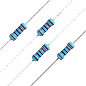 40 PCS 10K Ohm Metal Film Single Fixed Resistor 1/2 W (0.5 Watts) 1% Tolerance, (10K R, 10K ohm, 10K Ω) Resistor