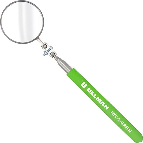 Ullman HTC-2 Pocket Size Telescoping Inspection Mirror with 2.25 inch Round Mirror and Black Handle - Perfect for Mechanics, Contractors, HVAC Technicians, and Trade Professionals in Kuwait