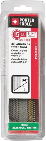 PORTER-CABLE PDA15125-1 1-1/4-Inch, 15 Gauge Finish Nails (1000-Pack) in Saudi Arabia