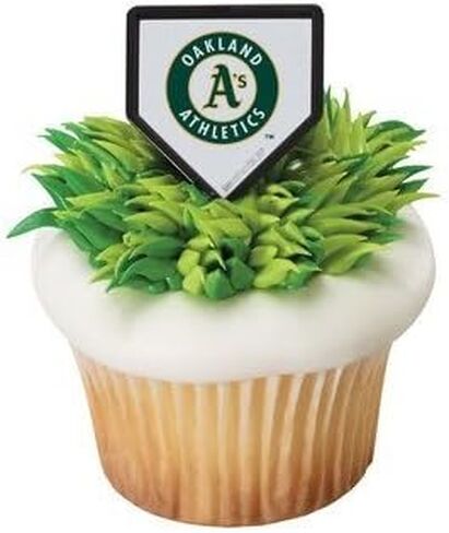 MLB Oakland Athletics Cupcake Rings - 24 ct in Kuwait