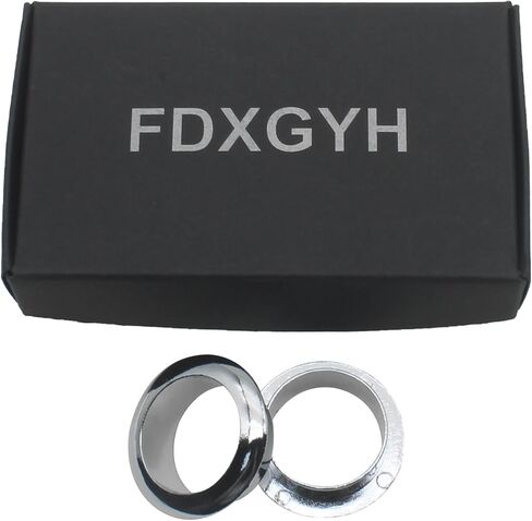 FDXGYH 2 قطعة حلقات مكتب 1.0 بوصة غطاء من سبائك الزنك للمنزل والمكتب منظم سلك سطح المكتب (فضي) in Saudi Arabia