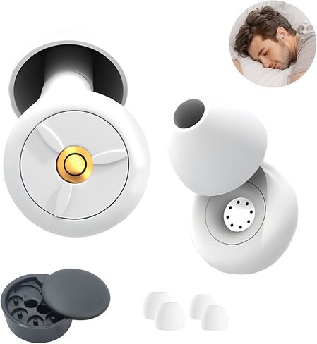 Smilelife Ear Plugs for Sleeping, Soft Silicone Reusable Noise Cancelling Earbuds for Focus, Sleep, Concerts, Swimming, Sound Reduction 25db-30db (White) in Saudi Arabia