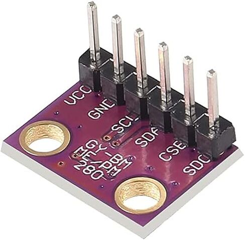 RedTagCanada GY-BME280 BME280 Digital 5V or 3.3V Temperature Humidity Sensor Atmospheric Barometric Pressure Board IIC I2C Breakout for Arduino (1, BME280 3.3V) in Saudi Arabia