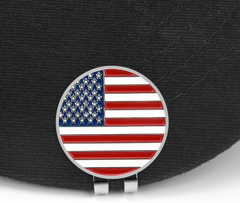 ZZHAO Golf Ball Marker Hat Clip Sets, Golf Accessories for Men, Funny Golf Accessories, Golf Gifts for Men 25 MM in Kuwait