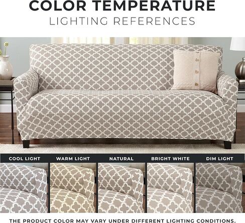 غطاء كرسي ذو ذراع مطاطي من القطيفة المخملية. واقي أثاث الكرسي المخملي، ناعم مضاد للانزلاق، عالي التمدد (كرسي، رمادي حمامة برية - ندفة الثلج) in Kuwait