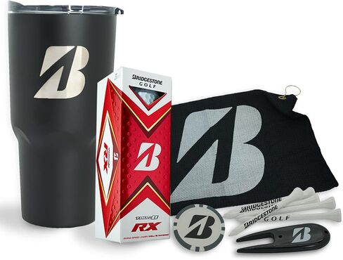 مجموعة هدايا Bridgestone Golf Tour B RX ومنشفة الجولف in Kuwait