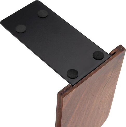 JEUIHAU 4 قطع من نهايات كتب الجوز، سدادة كتب خشبية غير قابلة للانزلاق للمنزل، تنظيم الكتب المدرسية والمكتبية in Kuwait