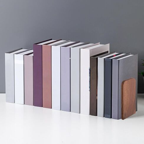 JEUIHAU 4 قطع من نهايات كتب الجوز، سدادة كتب خشبية غير قابلة للانزلاق للمنزل، تنظيم الكتب المدرسية والمكتبية in Kuwait