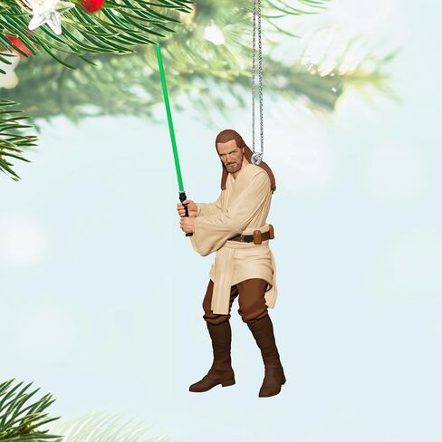 Hallmark Keepsake Christmas Ornament 2024, Star Wars: The Phantom Menace 25th Anniversary Qui-Gon Jinn, Gifts for Star Wars Fans in Saudi Arabia