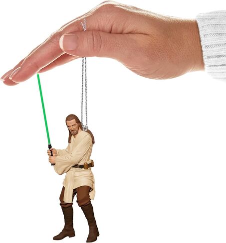 Hallmark Keepsake Christmas Ornament 2024, Star Wars: The Phantom Menace 25th Anniversary Qui-Gon Jinn, Gifts for Star Wars Fans in Saudi Arabia
