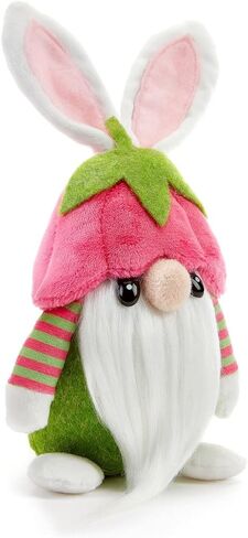 Hug Feel The Love - زهرة الأرنب جنوم - أزاليا، ديكور جنوم قطيفة، زخرفة جنوم سويدية تومتي، تمثال هدية جنوم جيب بال، دمية قطيفة مقاس 9 بوصة in Kuwait