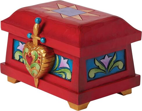مجموعة Enesco Disney Traditions من Jim Shore Snow White The Evil Queen's صندوق حلية مزخرف - حجر راتنج مطلي يدويًا مصنوع يدويًا من Disney Villains لديكور المنزل، 3.5 بوصة in Saudi Arabia