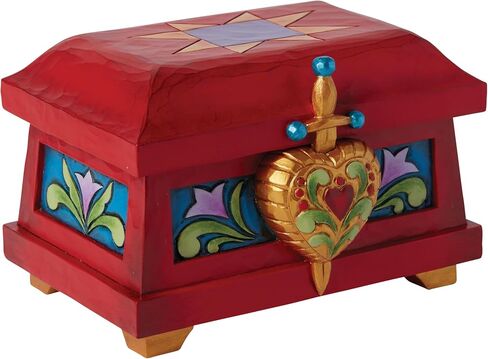 مجموعة Enesco Disney Traditions من Jim Shore Snow White The Evil Queen's صندوق حلية مزخرف - حجر راتنج مطلي يدويًا مصنوع يدويًا من Disney Villains لديكور المنزل، 3.5 بوصة in Saudi Arabia