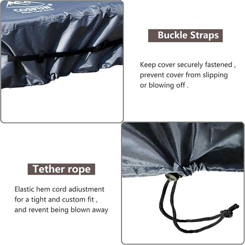 Sobana 100 Gallon Ice Water Therapy Ice Bath Cover Cold Water Cover,Oval Stock Tank Cover with Superior Cold Snap Foil Insulated Layer,Keep Your Tank Cooler, Black in Kuwait