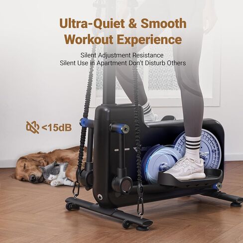 MERACH Elliptical Machines for Home,Compact Elliptical Exercise Machine with MERACH App Elliptical Trainer with Hyper-Quiet Magnetic Driving System 16 Resistance Levels, 330LBS Loading Capacity in Saudi Arabia