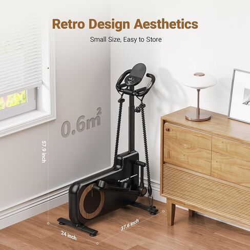 MERACH Elliptical Machines for Home,Compact Elliptical Exercise Machine with MERACH App Elliptical Trainer with Hyper-Quiet Magnetic Driving System 16 Resistance Levels, 330LBS Loading Capacity in Saudi Arabia