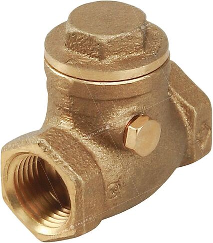 Midline Valve 432U225 Swing Check Valve, Backflow Prevention, Lead-Free 3 in. FIP Connections, Cast Brass, 3 in Saudi Arabia