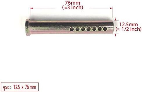 Dowel Pin Flat Head Cylindrical Pin，Adjustable Clevis Pin,Multi-Hole Pin Porous Eye Pins Universal Clevis Pins (1/2 x 3") 2pcs in Saudi Arabia