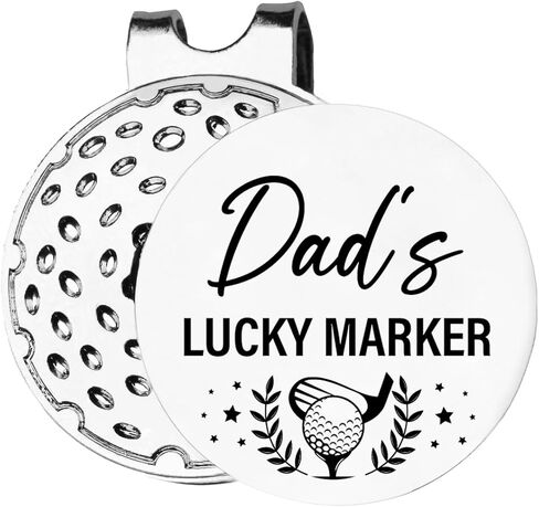 علامة جولف مضحكة للأب من TSUYAWU مع مشبك قبعة مغناطيسي للأب، علامة محظوظة لكرة الجولف، هدية جديدة لإكسسوارات الجولف للأب والأب، محبي الجولف in Kuwait