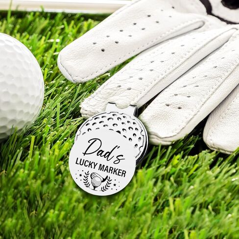 علامة جولف مضحكة للأب من TSUYAWU مع مشبك قبعة مغناطيسي للأب، علامة محظوظة لكرة الجولف، هدية جديدة لإكسسوارات الجولف للأب والأب، محبي الجولف in Kuwait