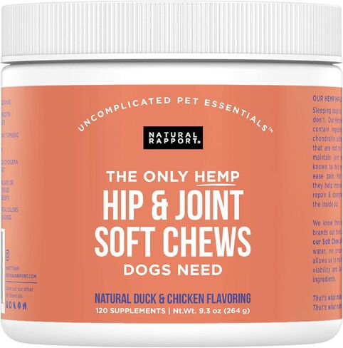 Natural Rapport Dog Calming Treats - The Only Calming Soft Chews That Dogs Need - 120ct Chews That Contain Chamomile to Alleviate Stress in Saudi Arabia