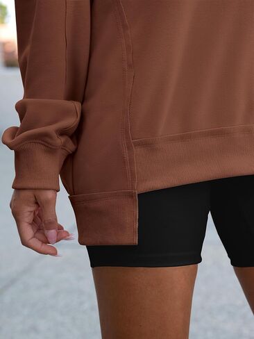 ANRABESS المرأة البلوز المتضخم الخامس الرقبة طويلة الأكمام سترة خفيفة الوزن البلوز 2024 الخريف بلايز عادية ملابس فتاة في سن المراهقة in Kuwait