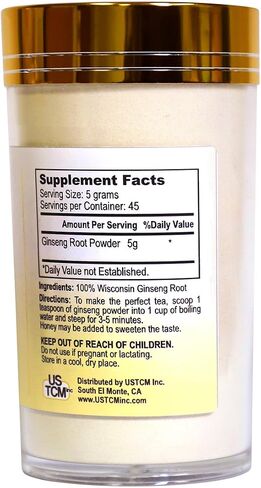 Wisconsin American Ginseng Powder 120 Mesh (6 oz) in Saudi Arabia