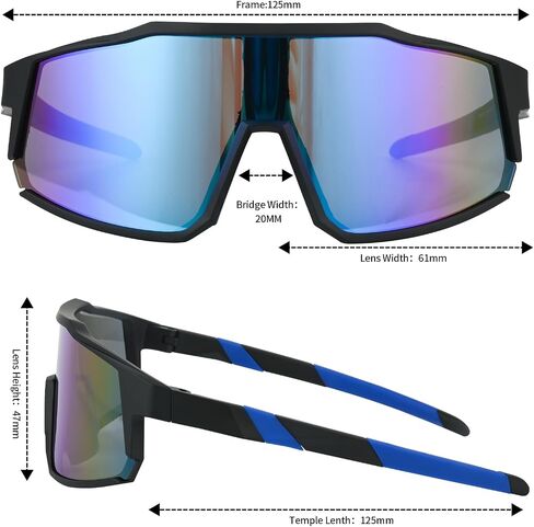 Youth Sunglasses Polarized Baseball Sunglasses for 8-14 Boys Girls Kids UV400 Sports Softball Cycling Glasses in Saudi Arabia